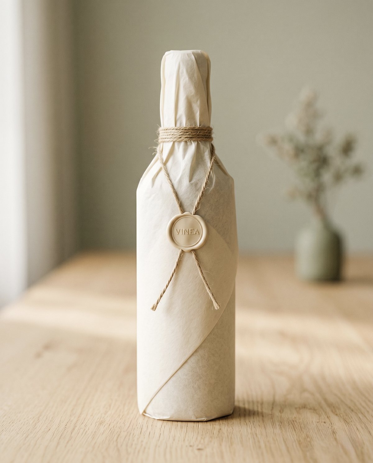 Wrapped by hand